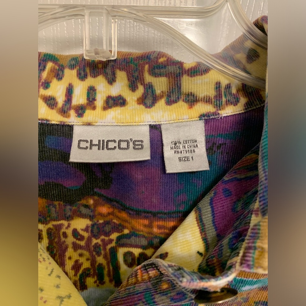 Chicos Medium Button Down - image 4